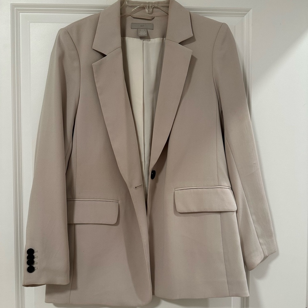 H&M Cream Women's Blazer
